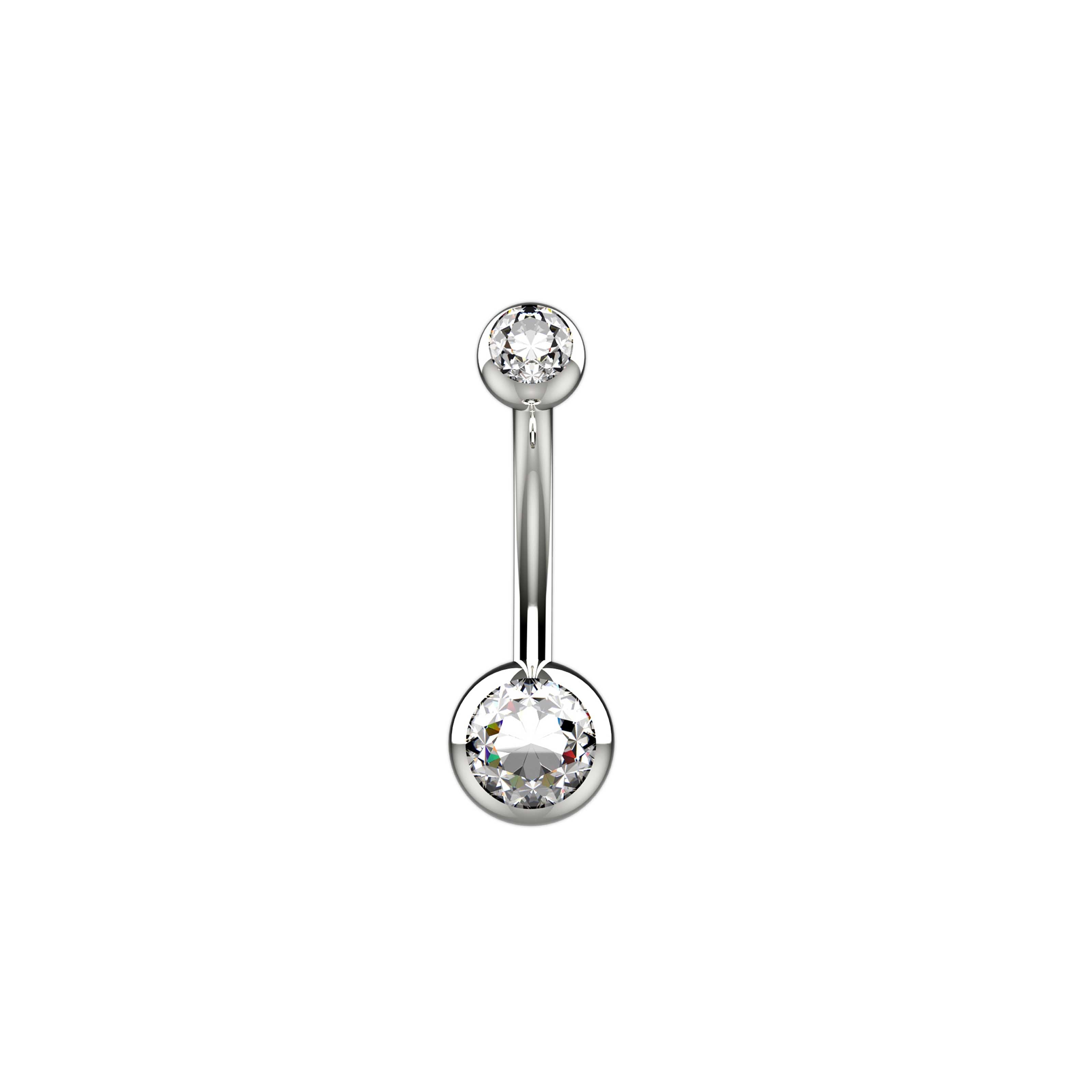 Banana Bar Belly Piercing Ring -Navel Jewelry