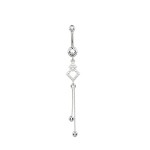 antique belly piercing ring