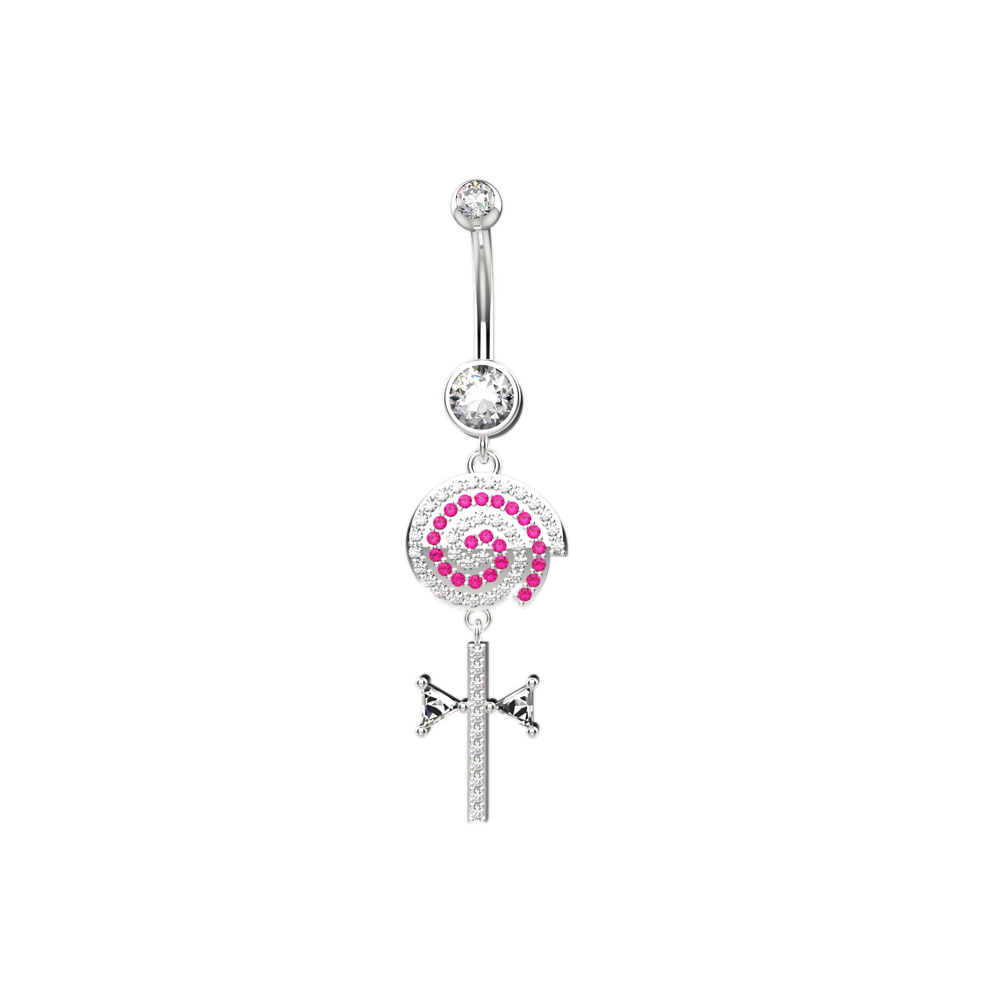 Belly Ring Silver