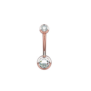 Quality belly rings in sterling silver