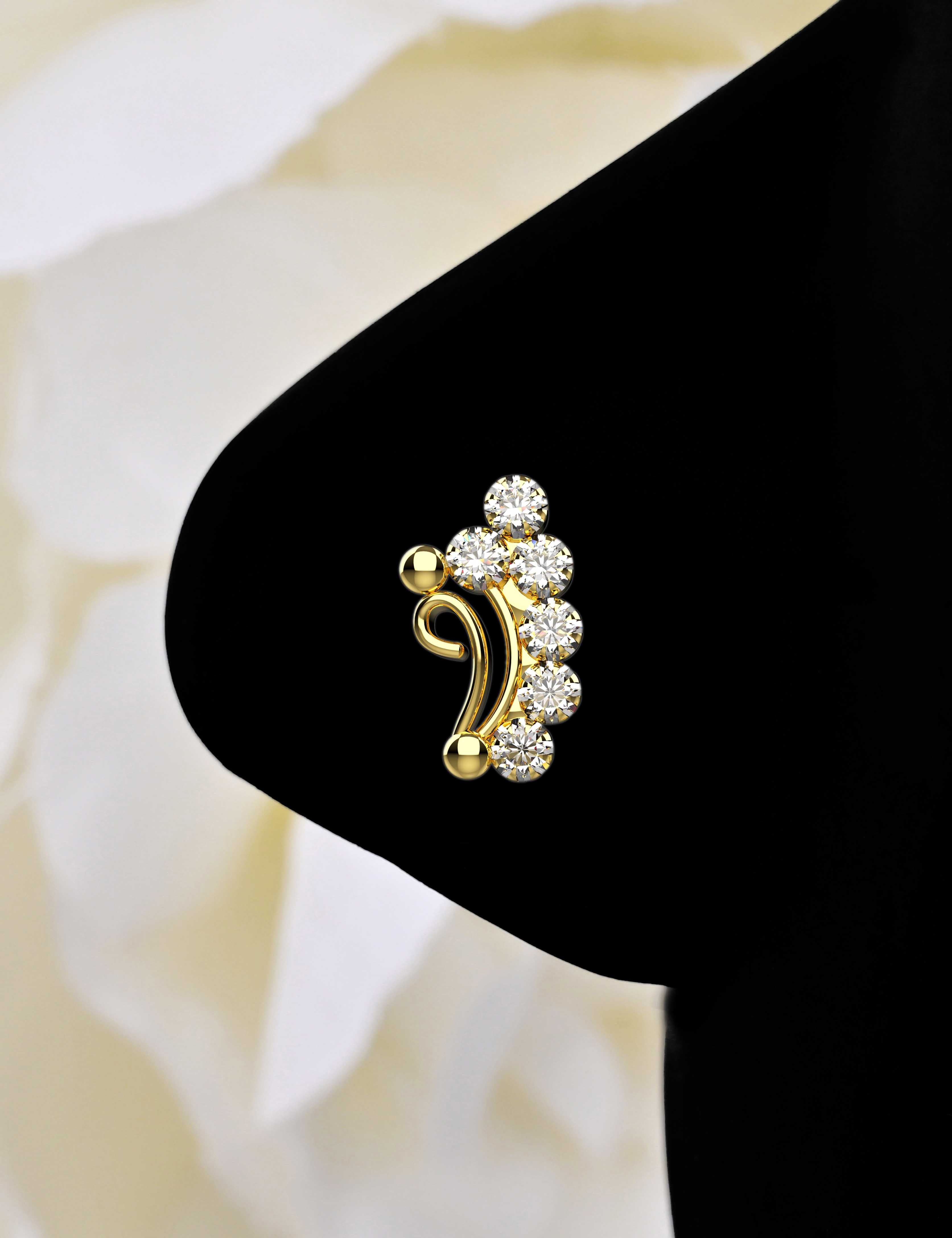 Ethnic Nose Pin Designs - Fashionable Nose Jewellery