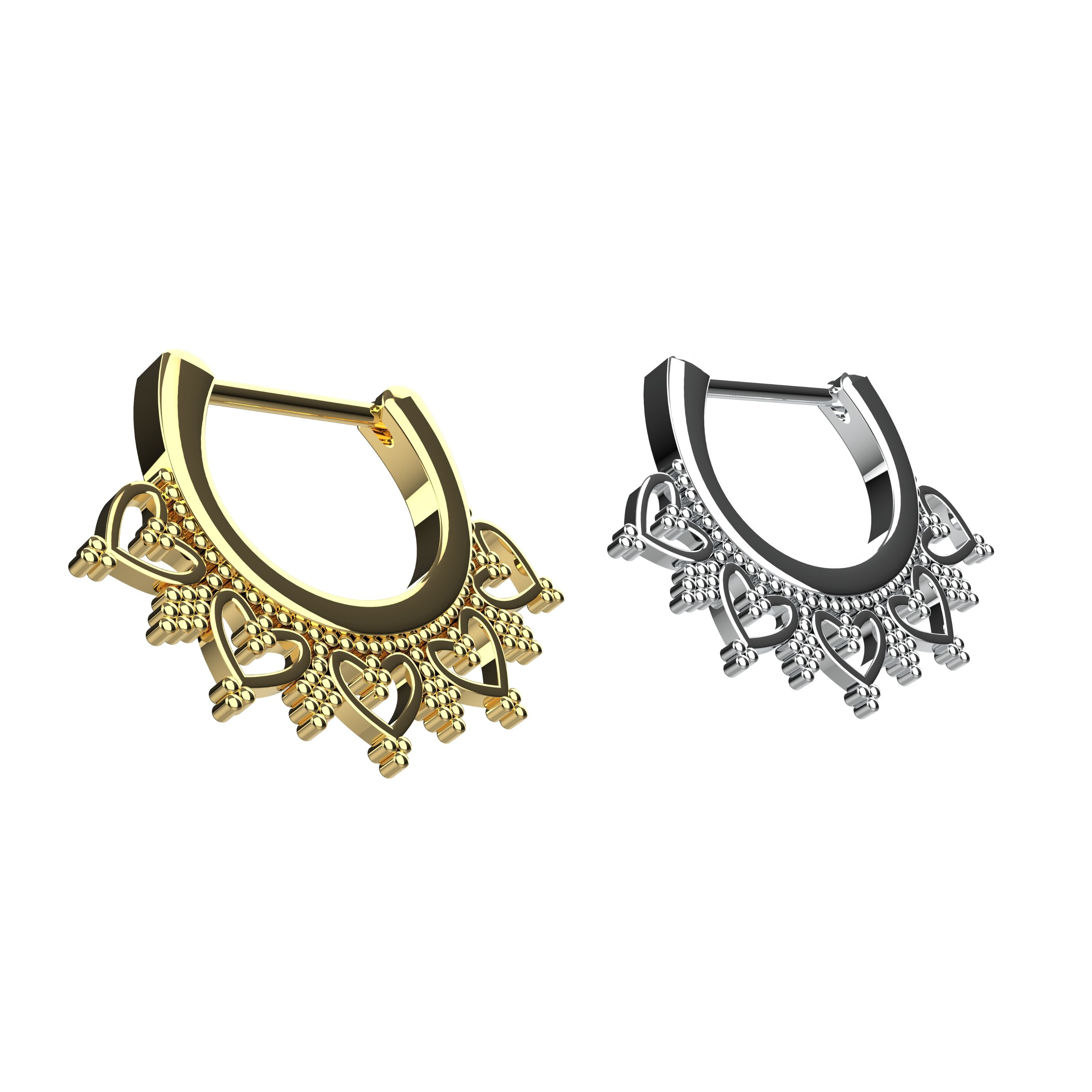 traditional septum ring india nose piercing septum ring