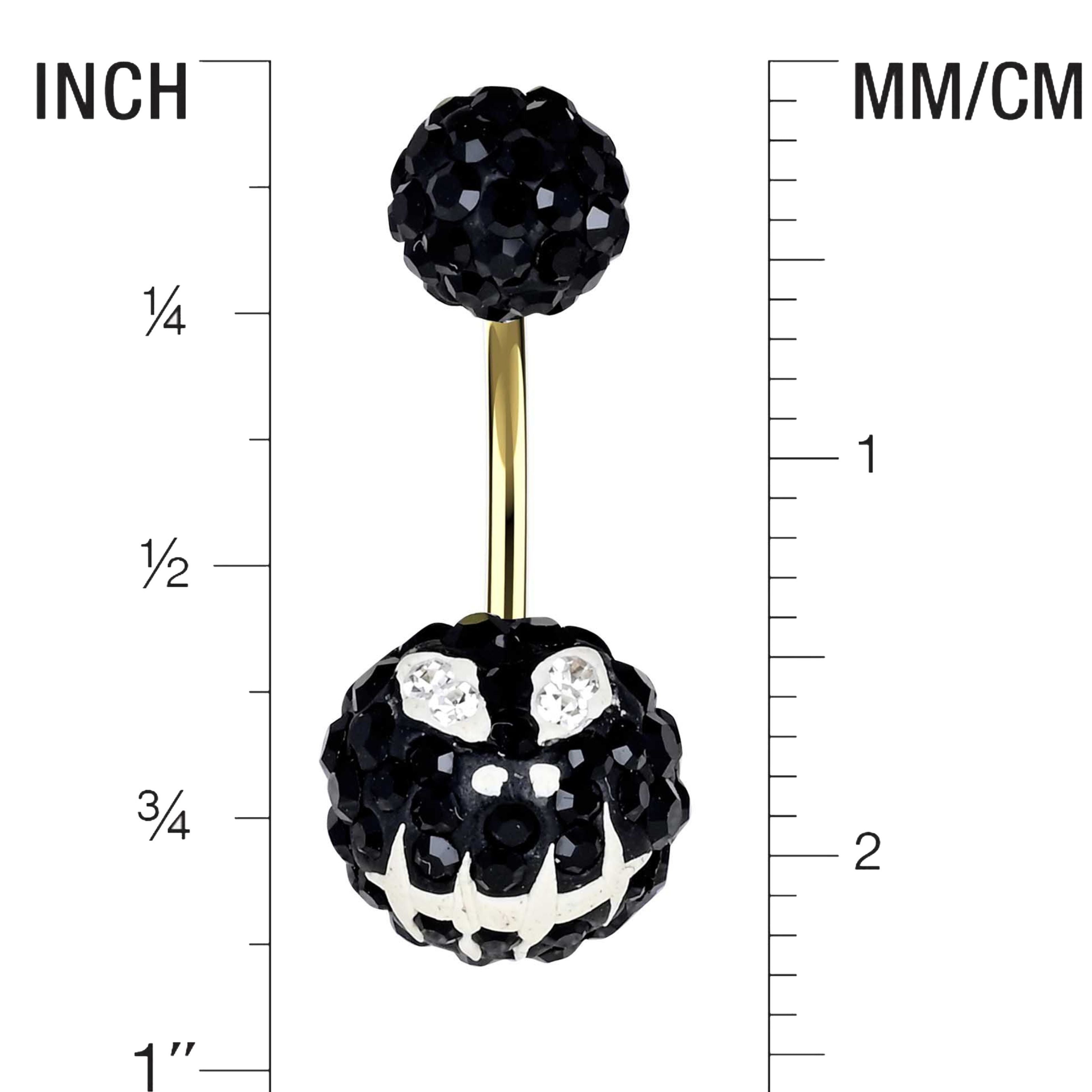 Belly Button Ring Piercing - Size Guide