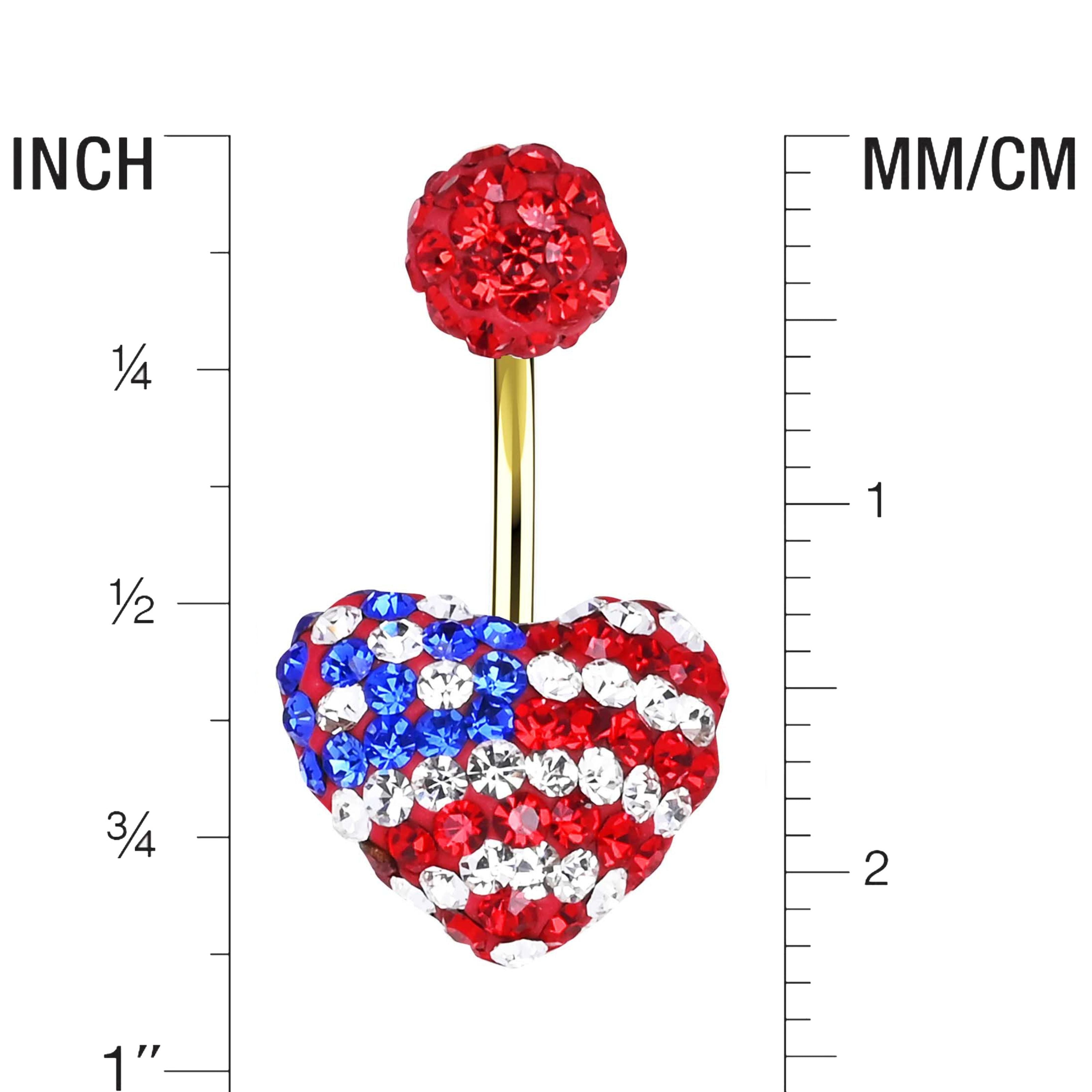 Belly Button Ring Piercing - Size Guide
