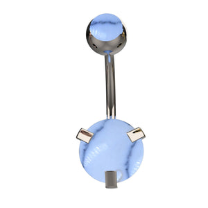 Silver Belly Button Rings
