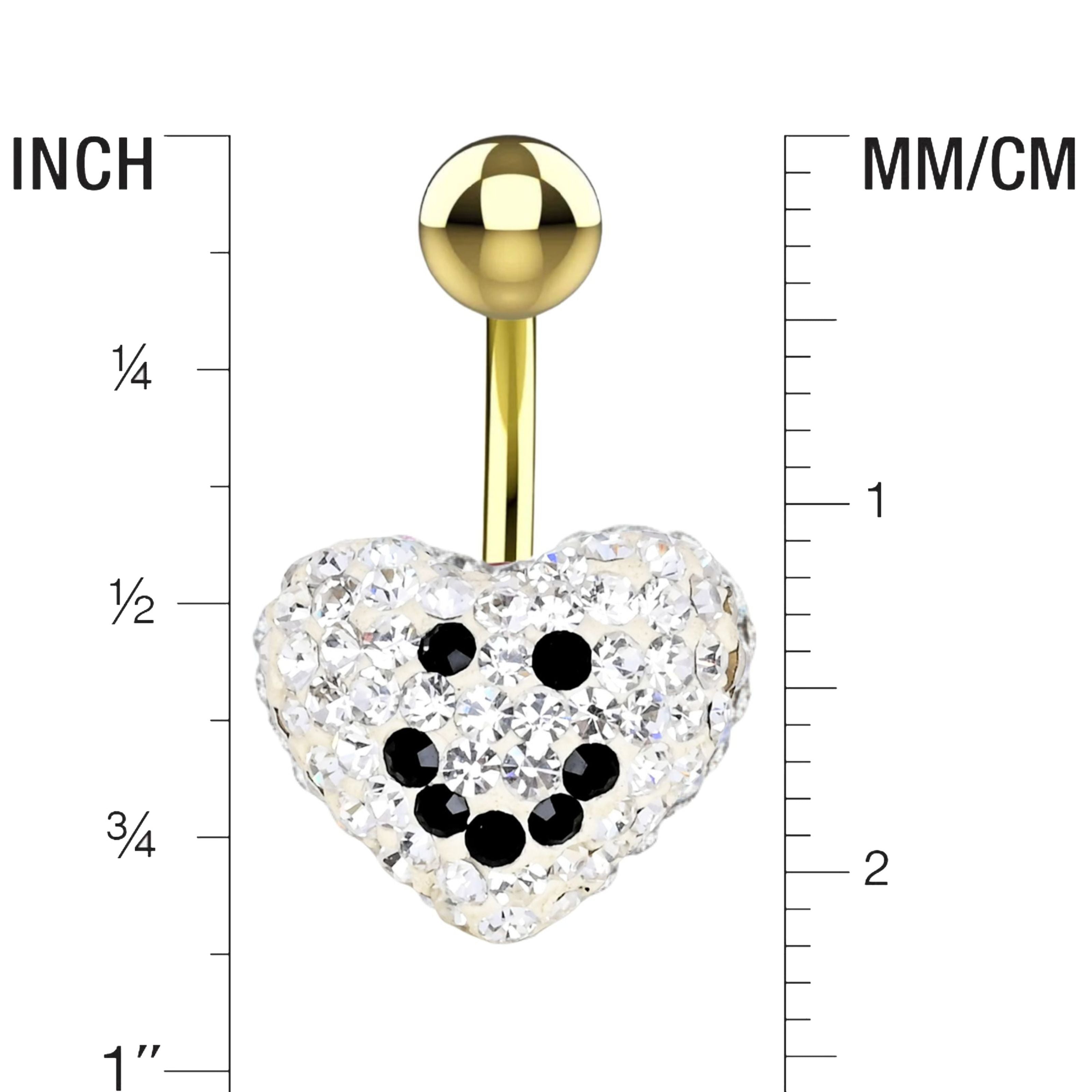 Belly Button Ring Piercing - Size Guide