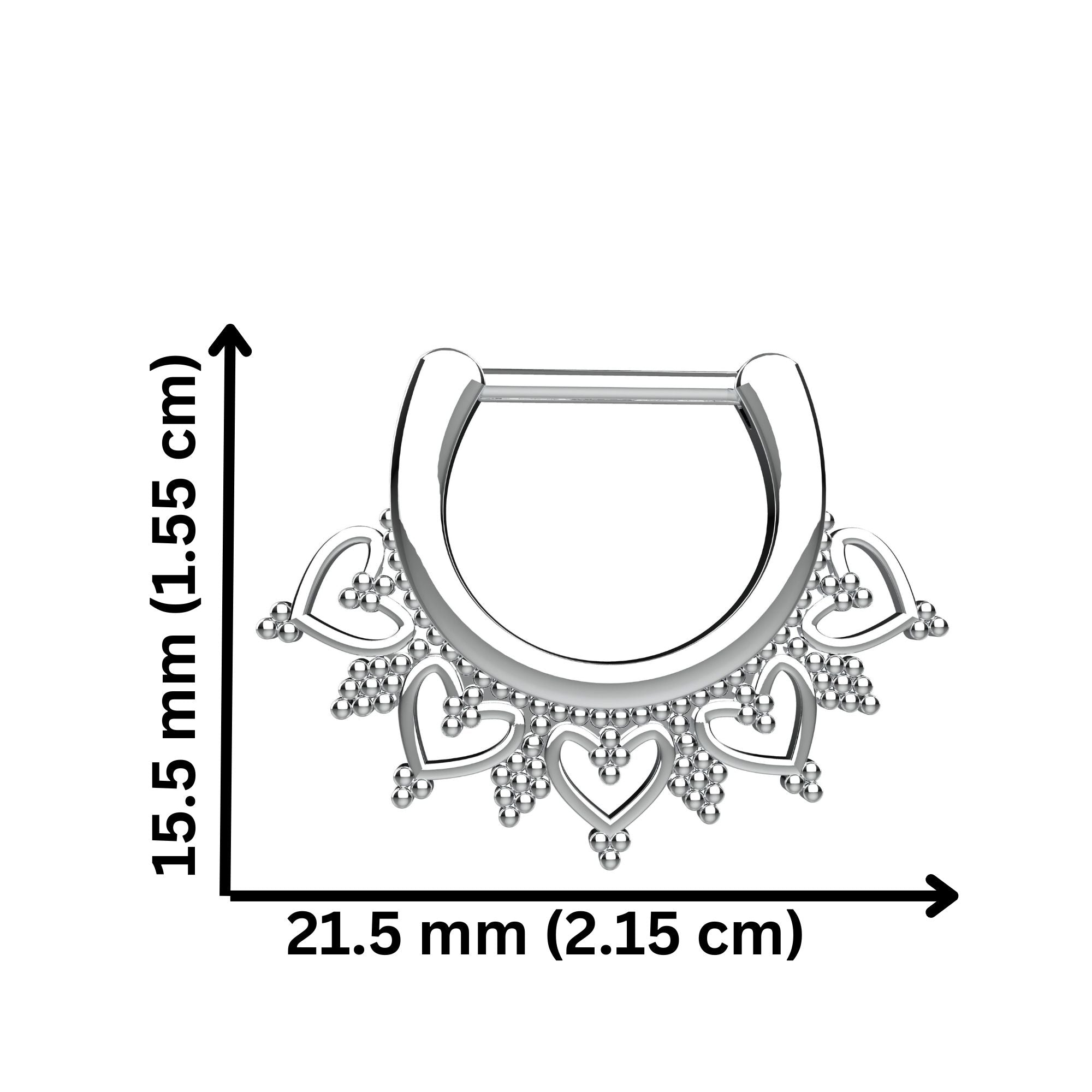 Septum Ring  - Size Guide
