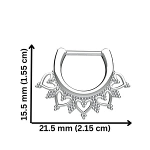 Septum Ring  - Size Guide