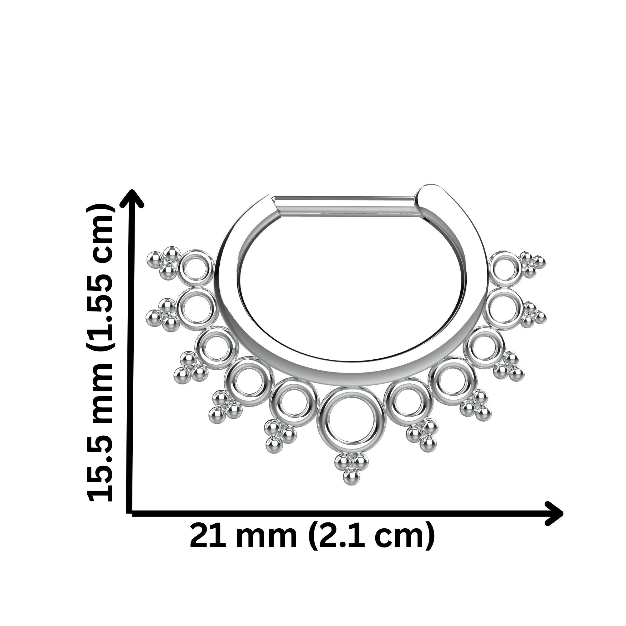 Septum Ring  - Size Guide
