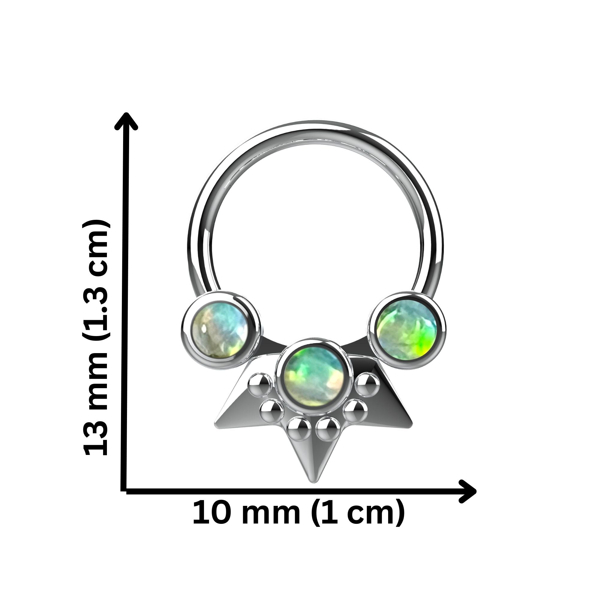 Septum Ring  - Size Guide