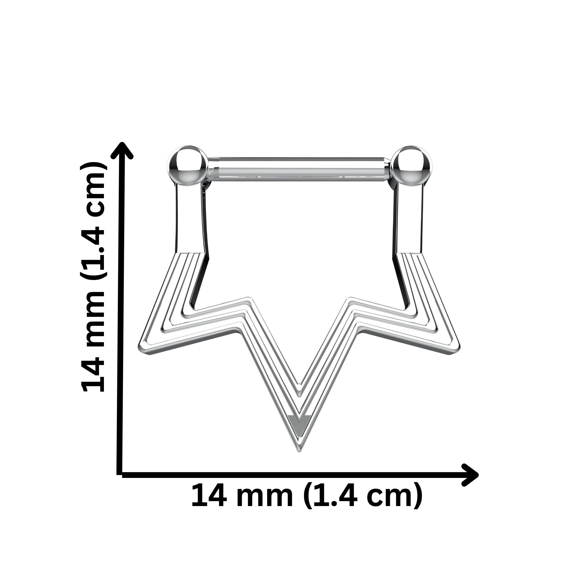 Septum Ring  - Size Guide