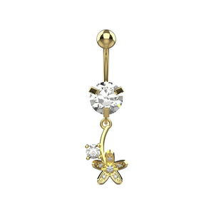 Fashionable belly button rings
