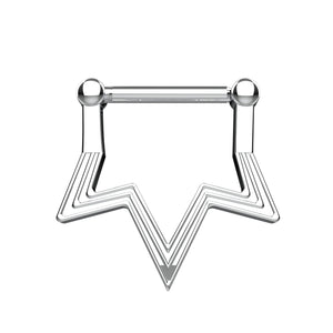 traditional indian septum ring - ethnic nose piercing jewellery