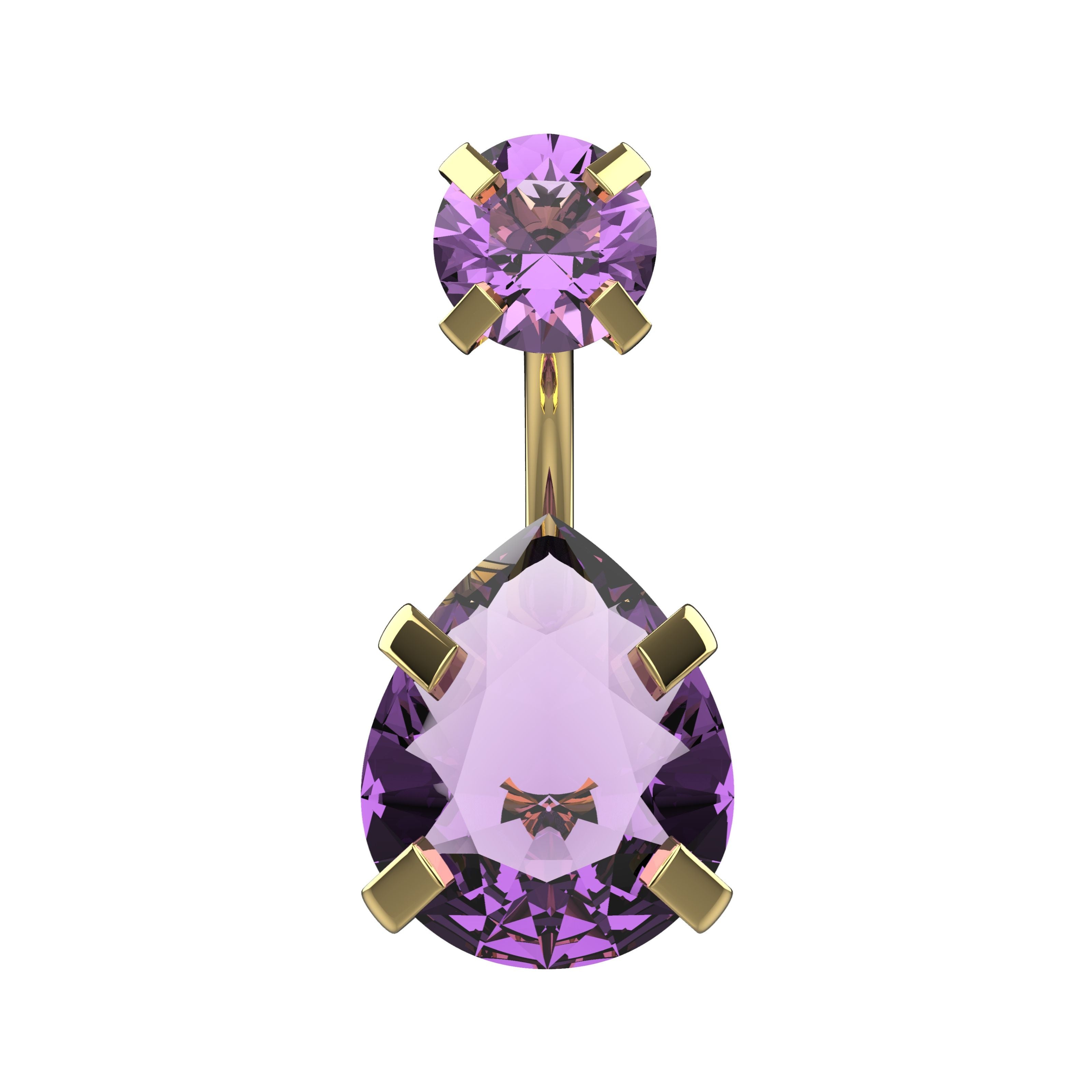 belly ring jewellery online in India - trendy belly button ring for girls India