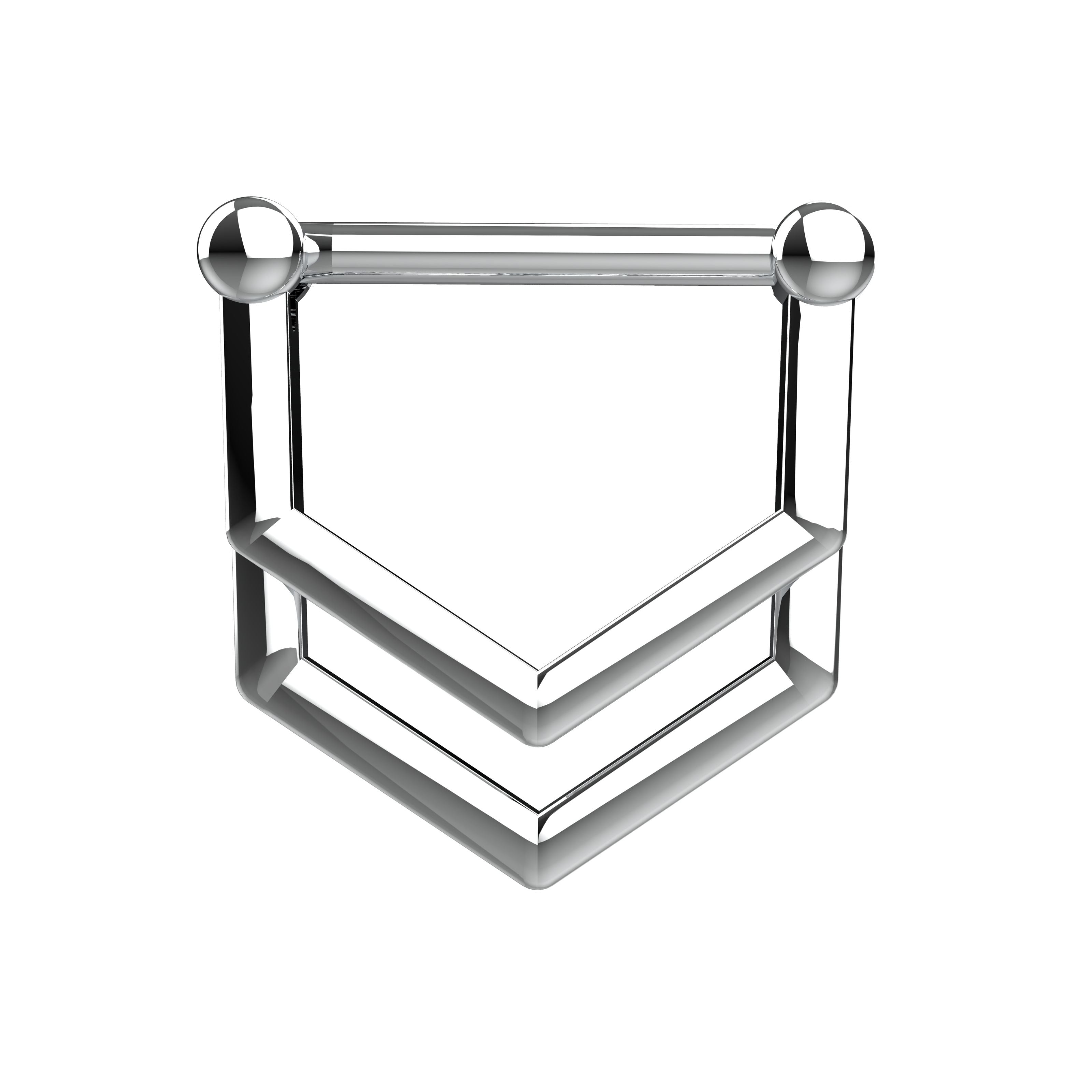 Ethnic nose piercing jewellery - tribal septum ring for women