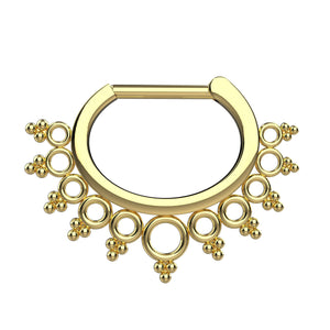 gold septum ring india - septum ring gold