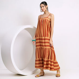 Tiered maxi dress casual
