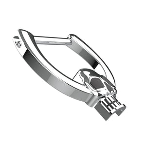 indian septum ring skull - tribal nose piercing jewellery