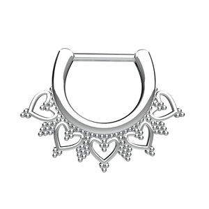 nose piercing septum ring - indian nose piercing jewellery