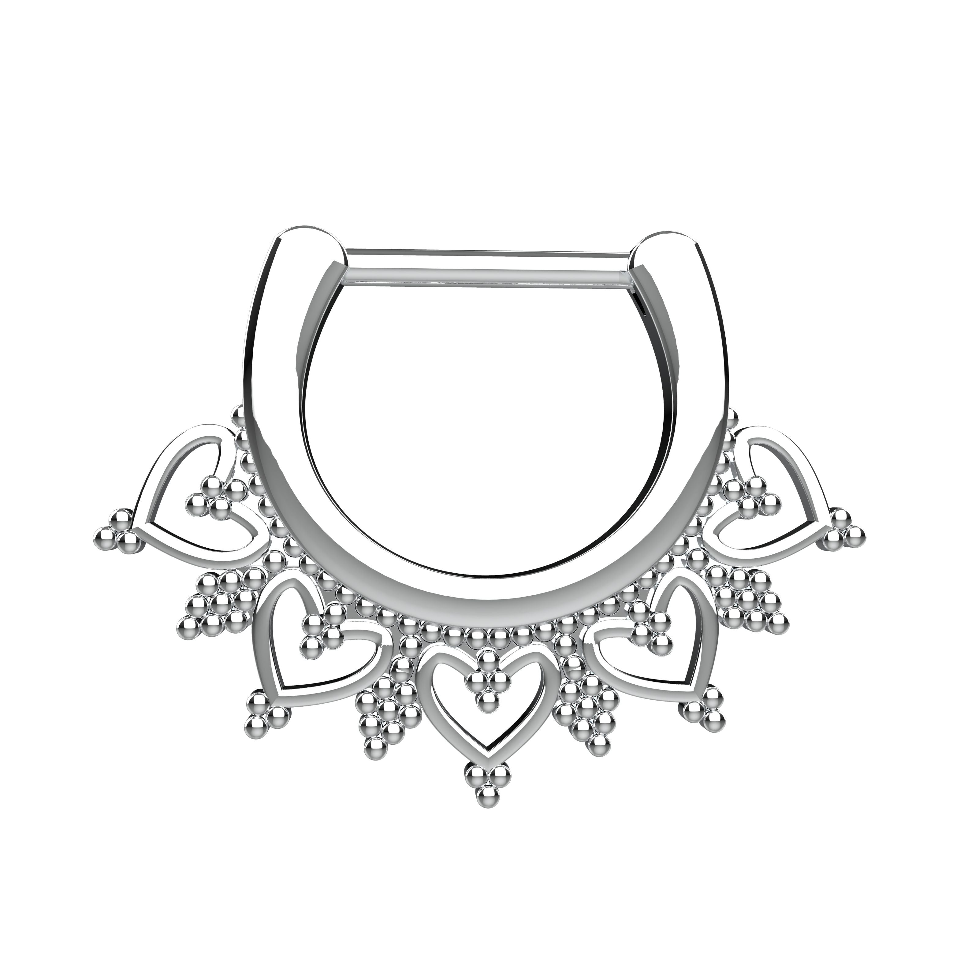 nose piercing septum ring - indian nose piercing jewellery