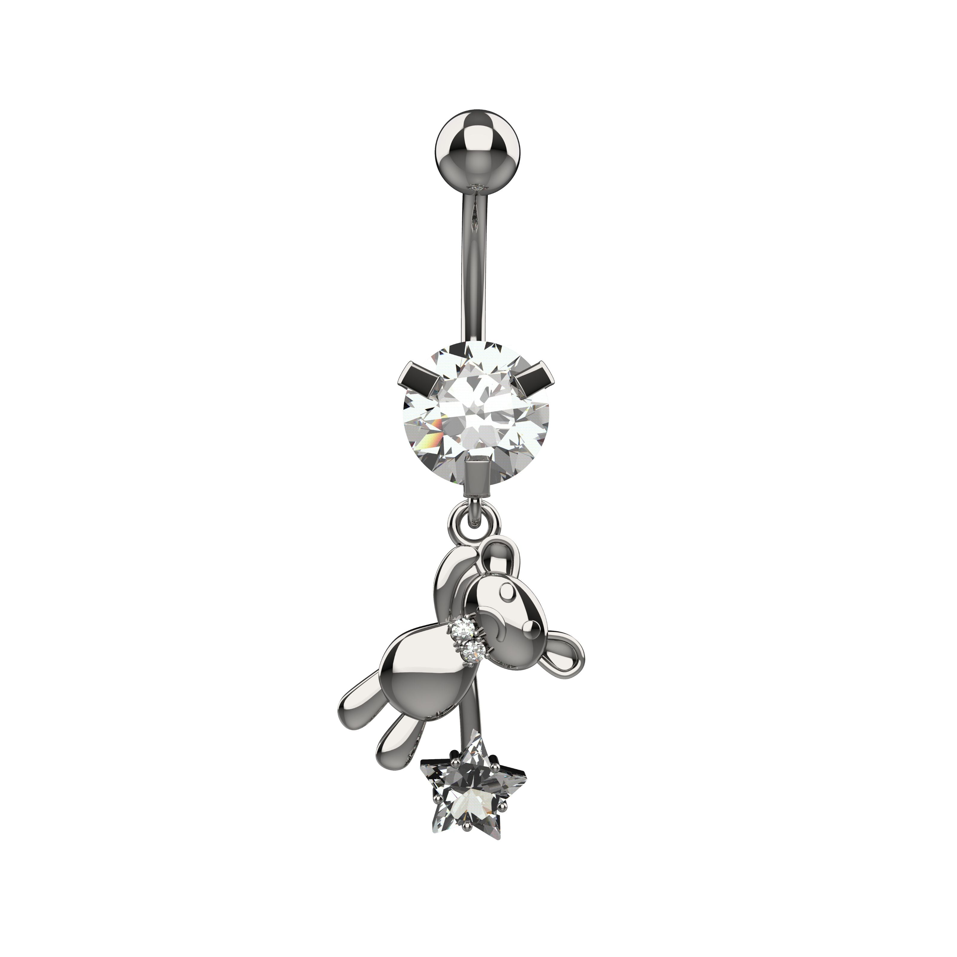 Belly piercing jewelry
