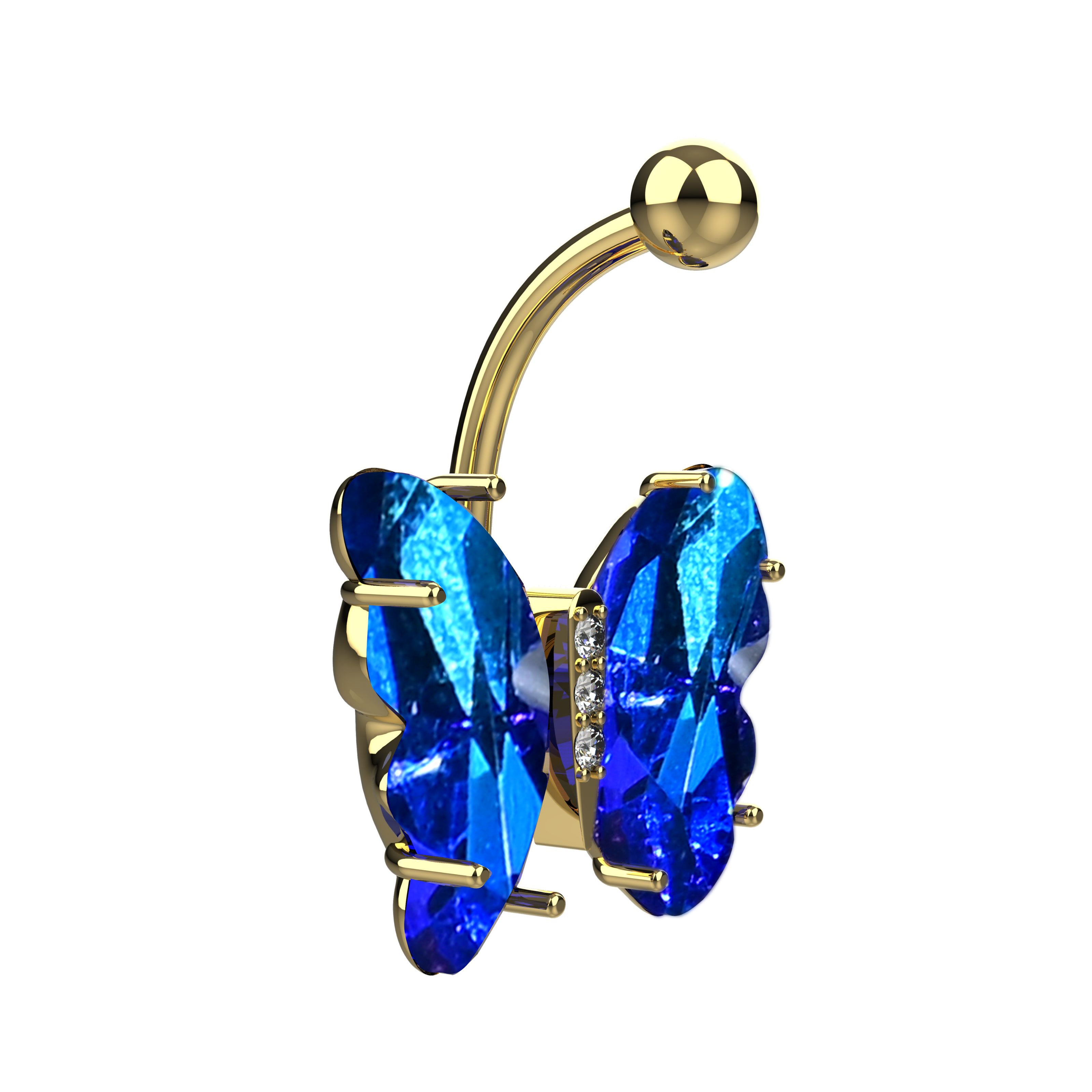Silver Belly Button Rings
