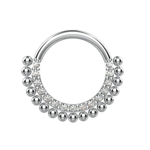 tribal septum piercing jewellery - indian traditional nose ring