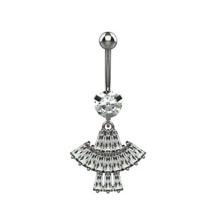 traditional belly ring for women- indian navel ring gold and silver