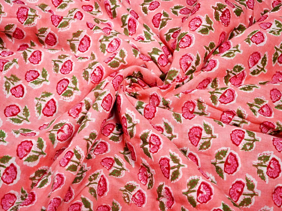 cotton peach fabric for dresses