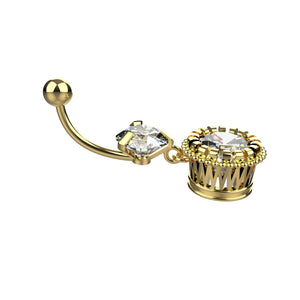 latest belly ring india - indian belly button ring