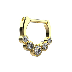 indian bulak nose ring - silver bulak septum hoop