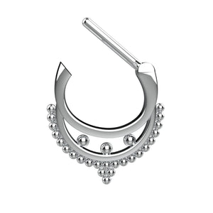 boho tribal nose ring - handmade septum ring