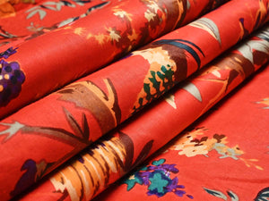 orange fabric for dresses