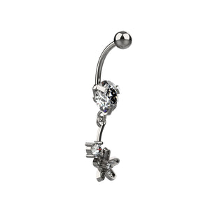 Stylish navel piercings