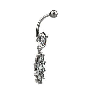 dangle belly button ring stylish navel jewellry