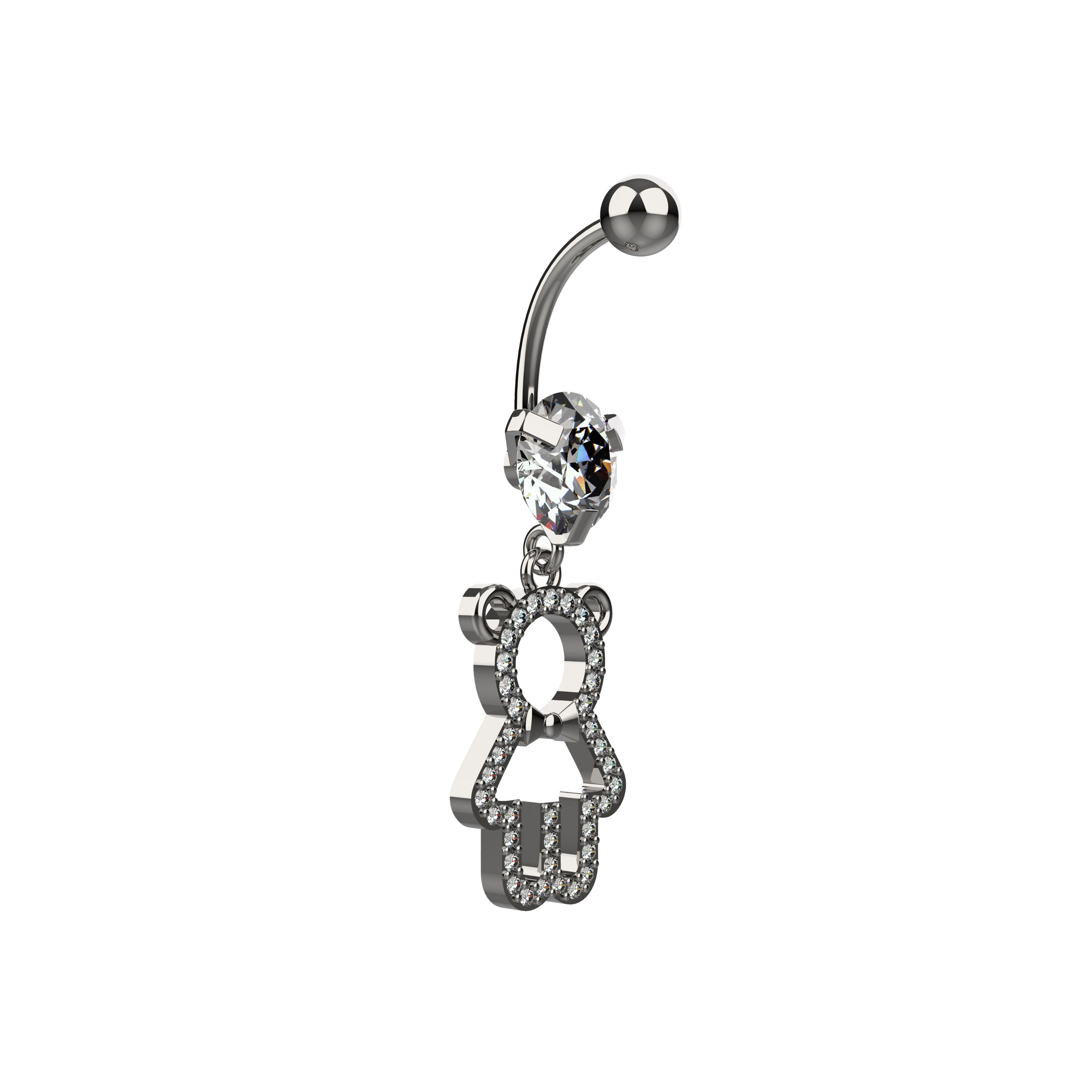 Sterling Silver Belly Button Rings