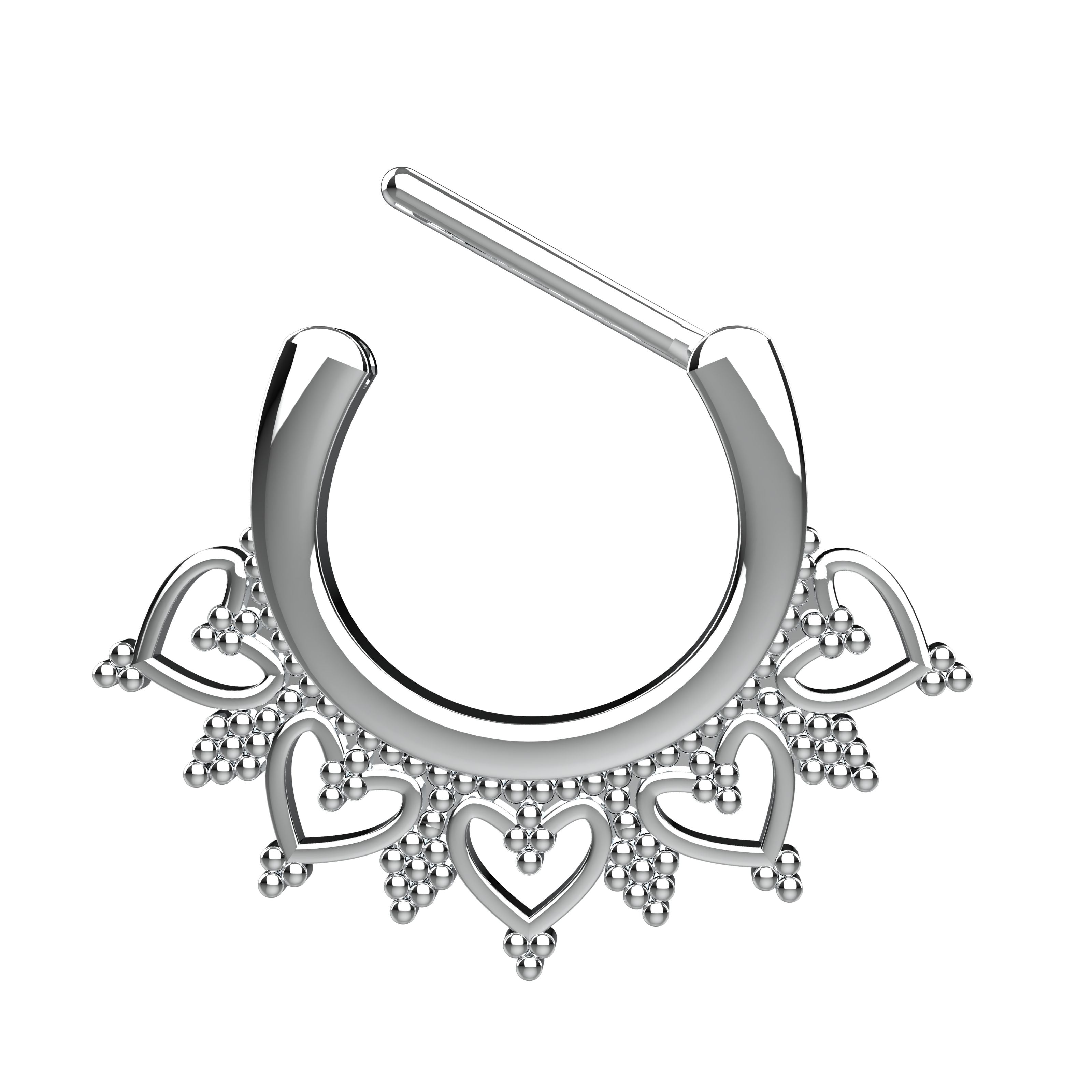 ethnic nose ring septum - septum ring india