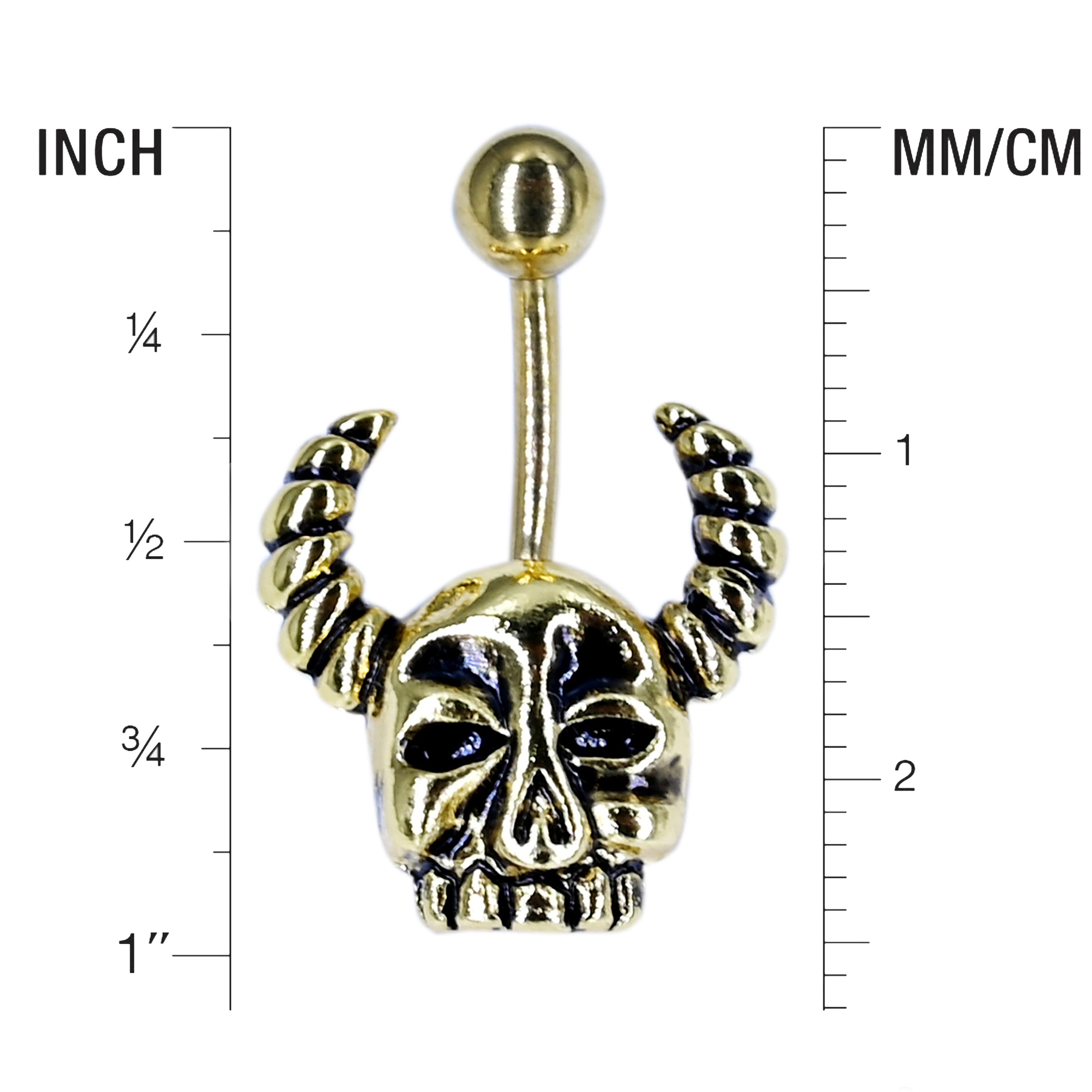 Belly Button Ring Piercing - Size Guide