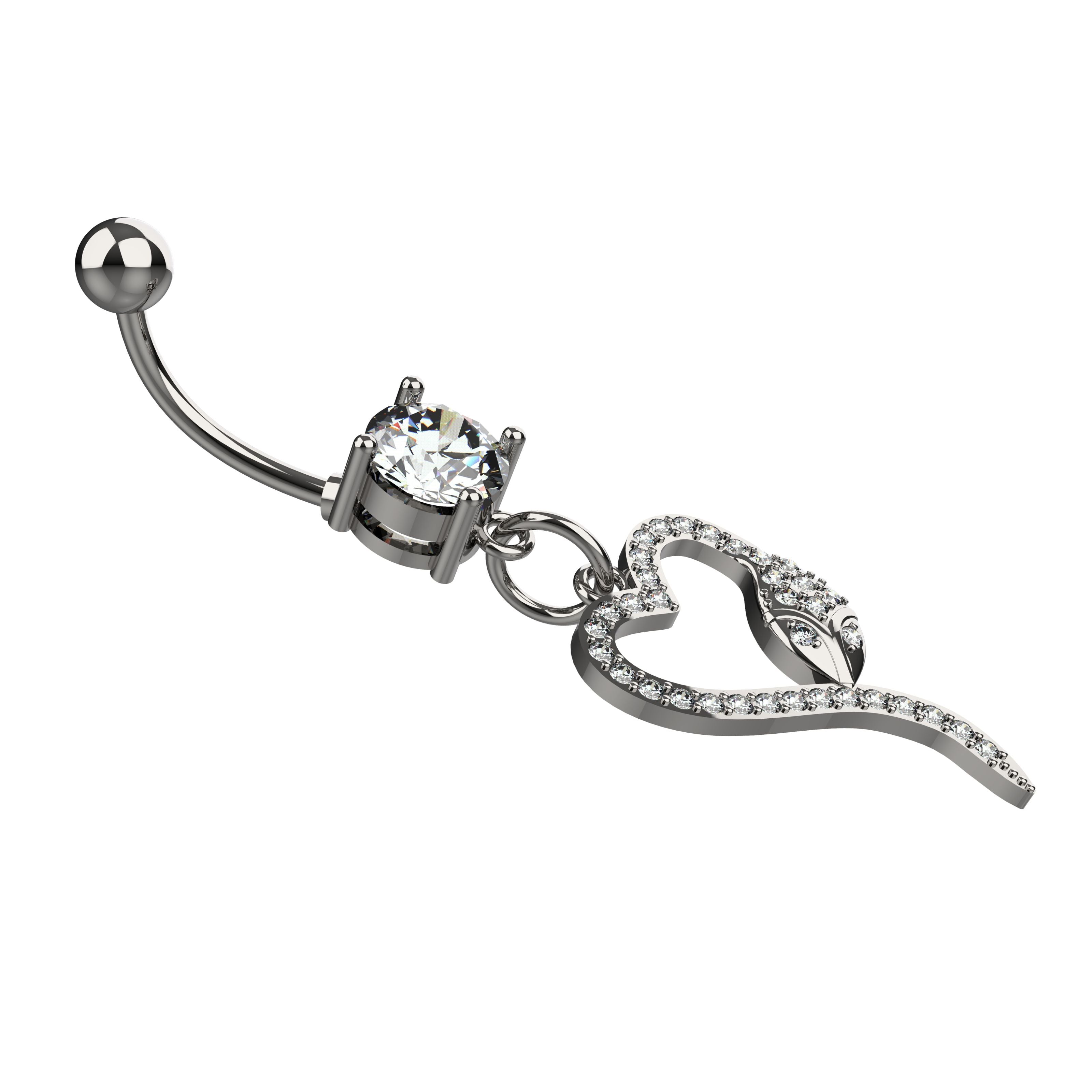 Belly button piercing jewellery for women - Fashion body jewellery belly ring India