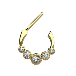 tribal nose piercing jewellery - indian bulak nose ring