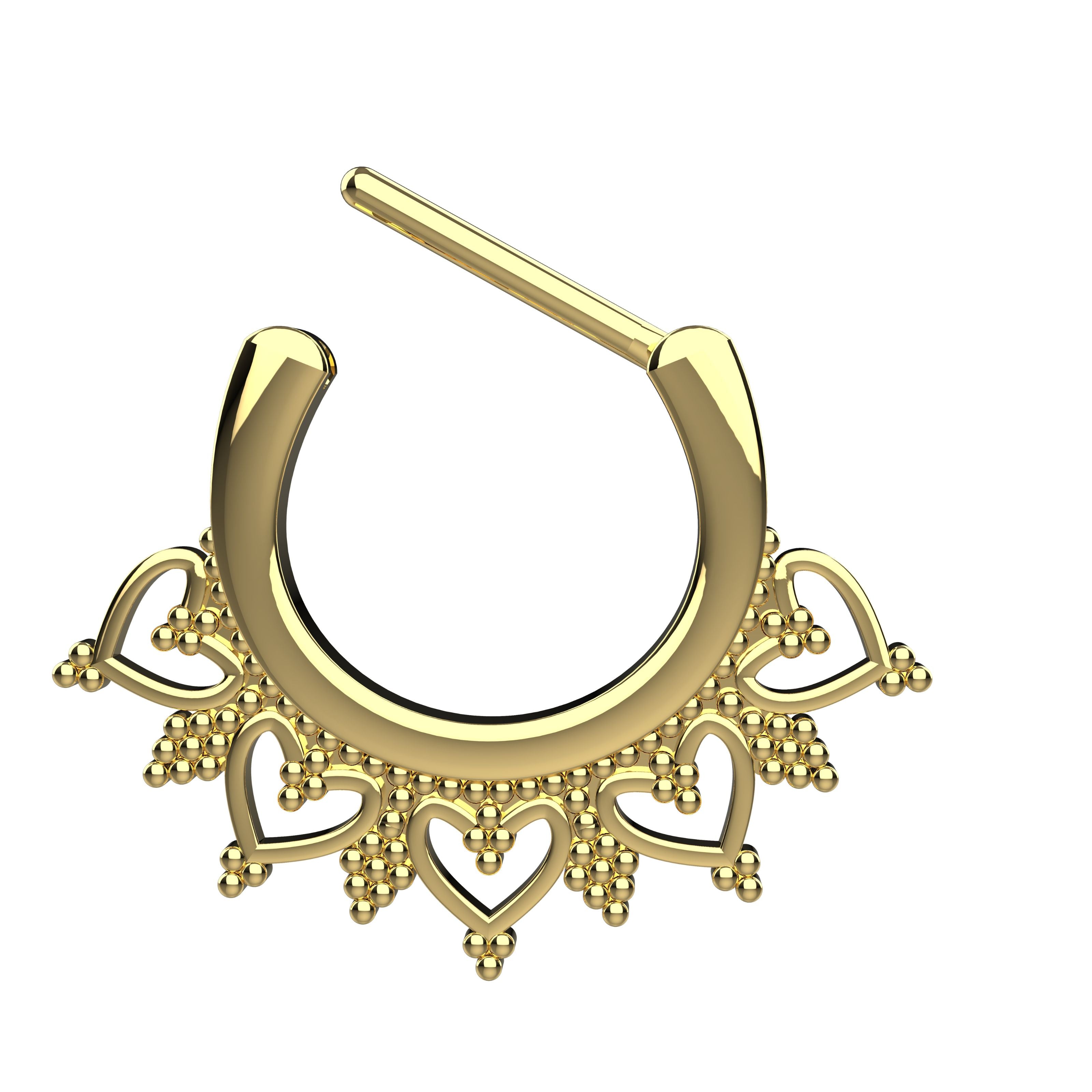 indian septum ring - traditional septum ring india