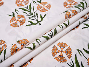 white fabric cotton