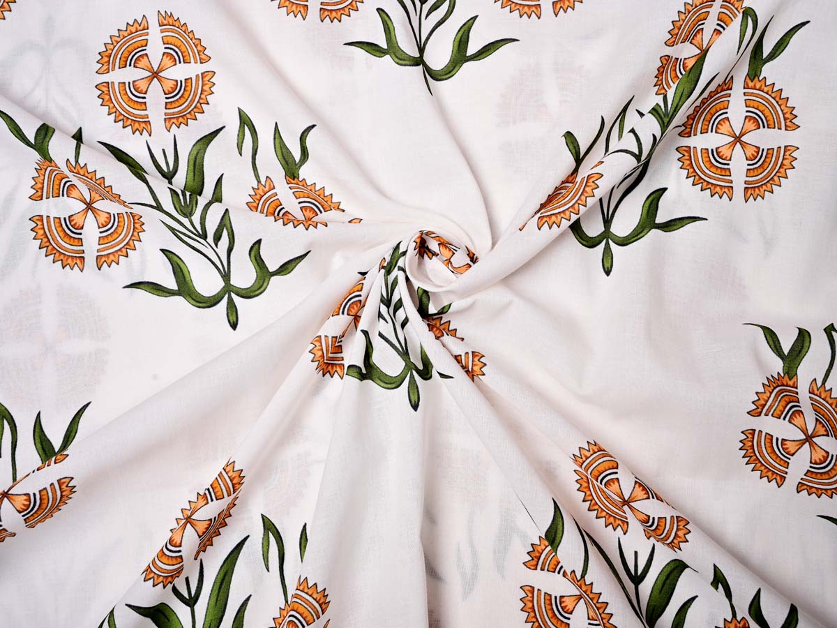 floral fabric cotton