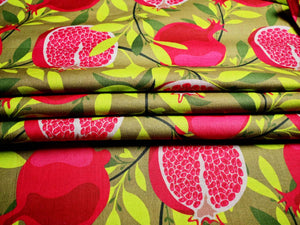 Pomegranate fabric material