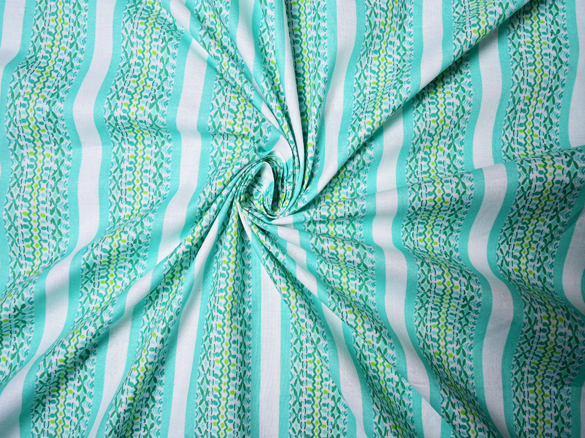 Cotton border fabric