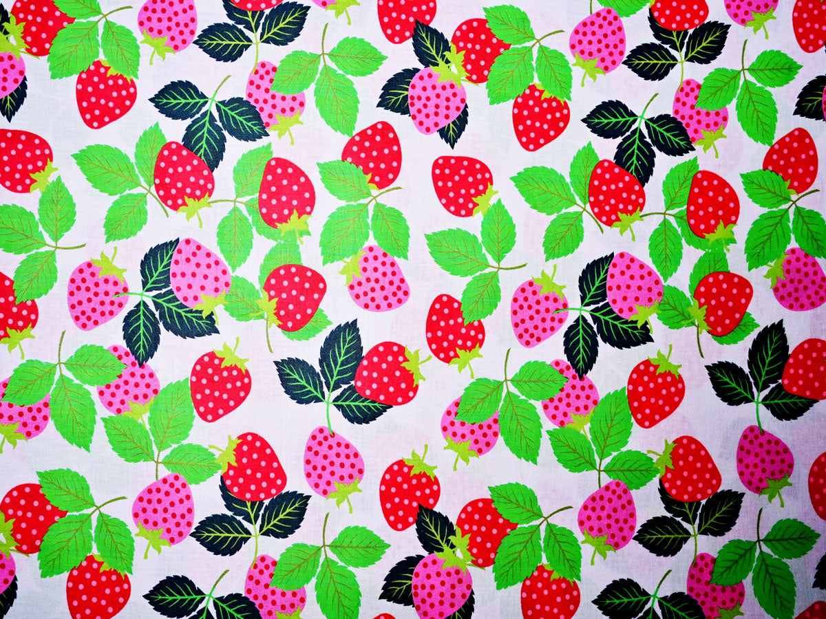 strawberry fabric for table cover