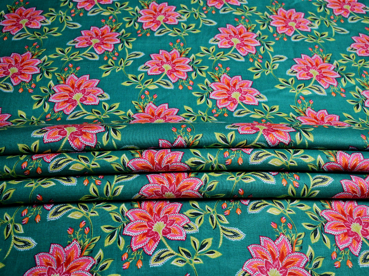 Cotton Printed Fabric for Beautiful Suits & Dresses