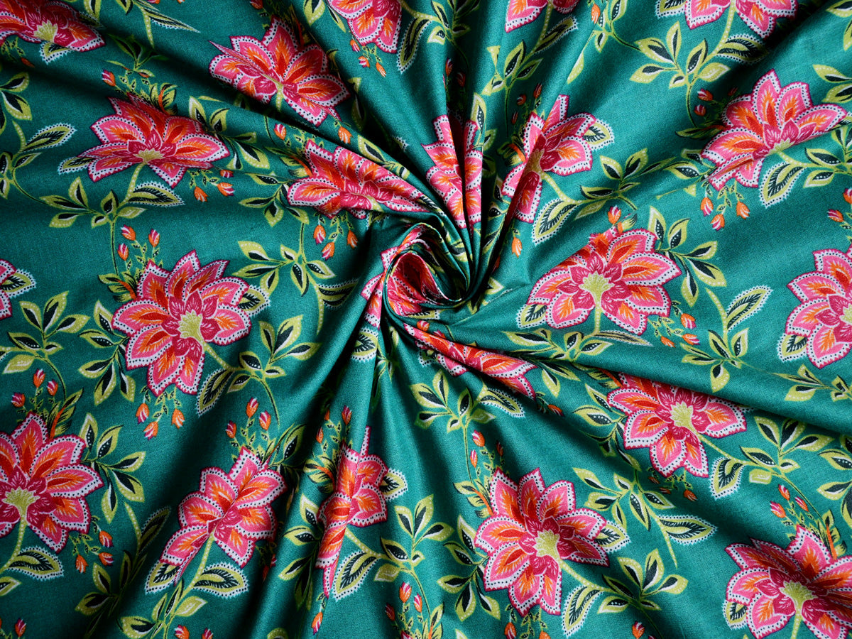 Cotton Printed Fabric for Beautiful Suits & Dresses