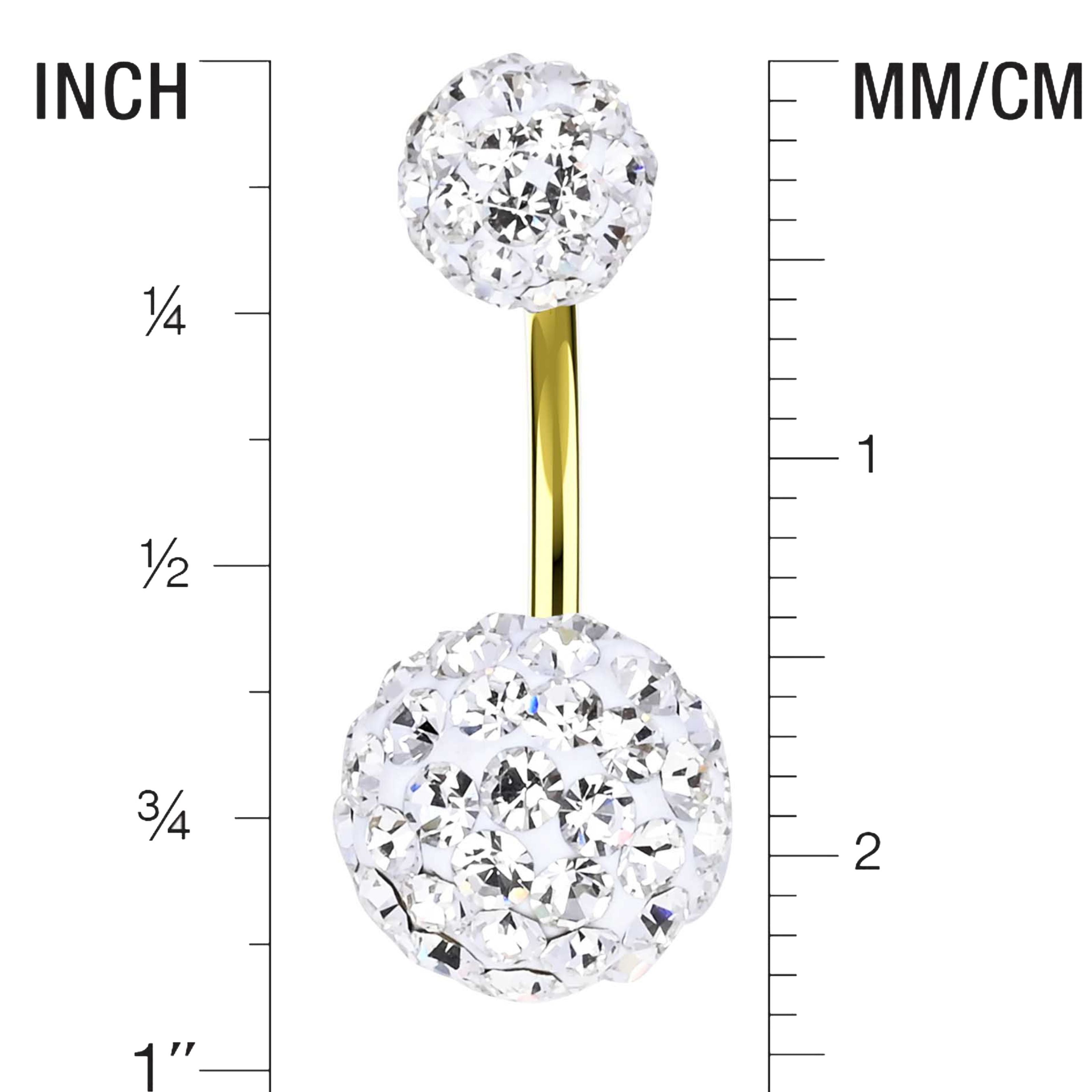 Belly Button Ring Piercing - Size Guide