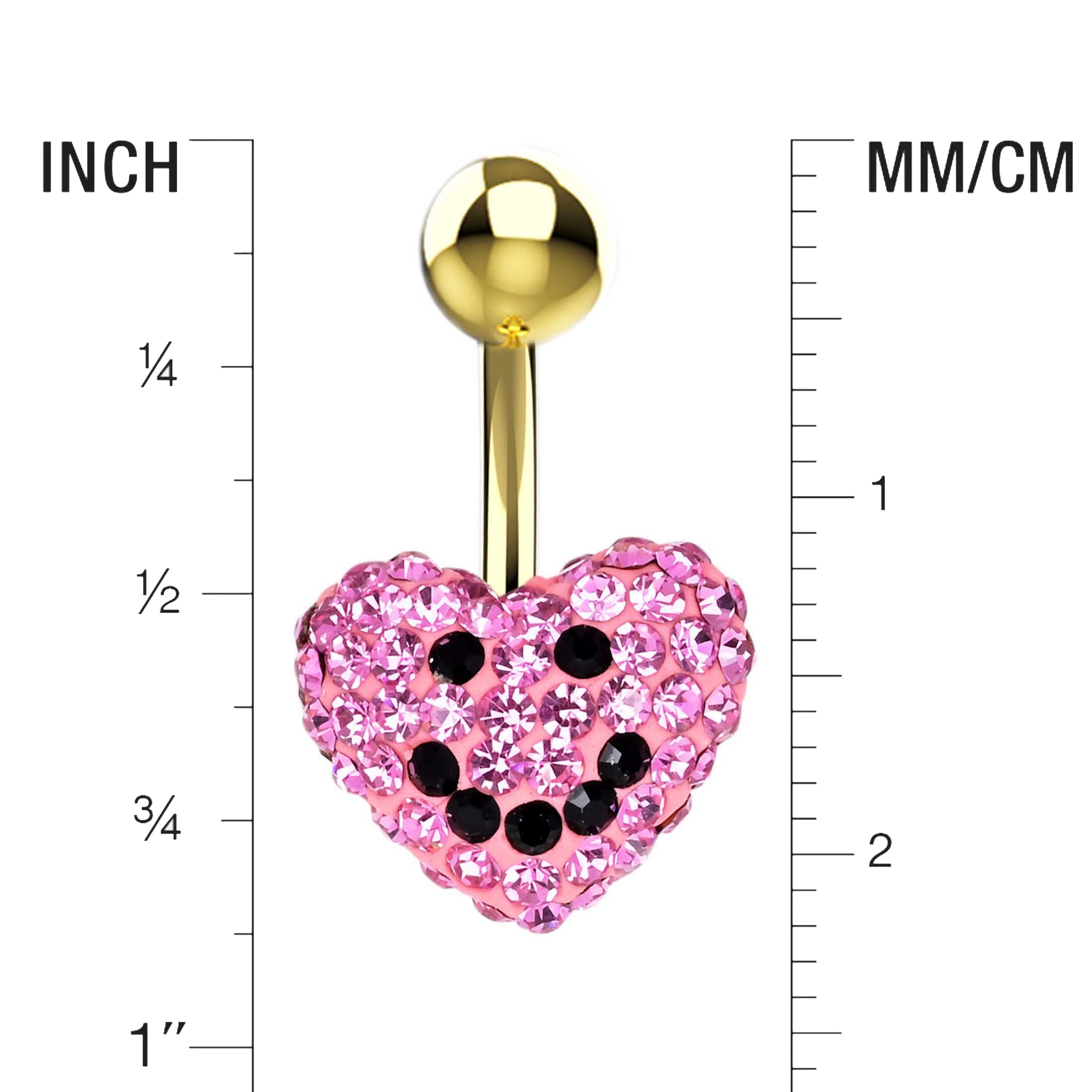 Belly Button Ring Piercing - Size Guide